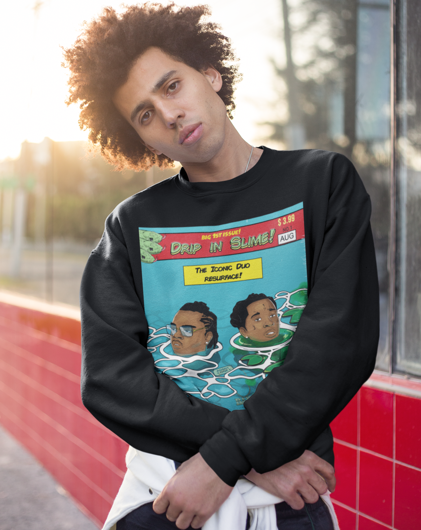 The Young Thug & Gunna Drip in Slime Long Sleeve T-Shirt - AKARTS