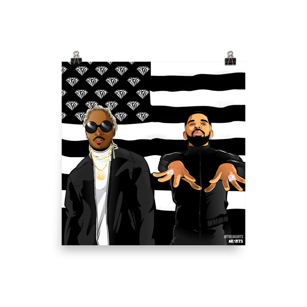 The Drake and Future Alivonia Poster - AKARTS Comics