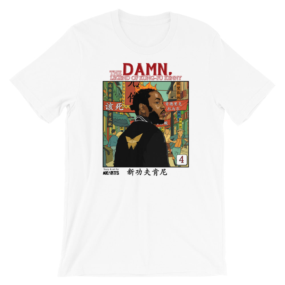 flicker accent strømper The Kung Fu Kenny Kendrick Lamar T-Shirt – AKARTS Comics