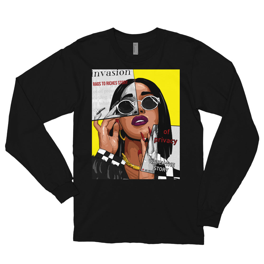 The Cardi B Long Sleeve T-Shirt - AKARTS
