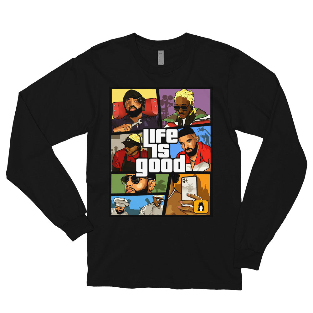 The Life is Good Long Sleeve T-Shirt - AKARTS