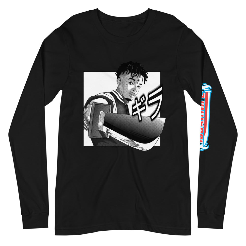 The 21 Savage Manga Long Sleeve T-Shirt - AKARTS