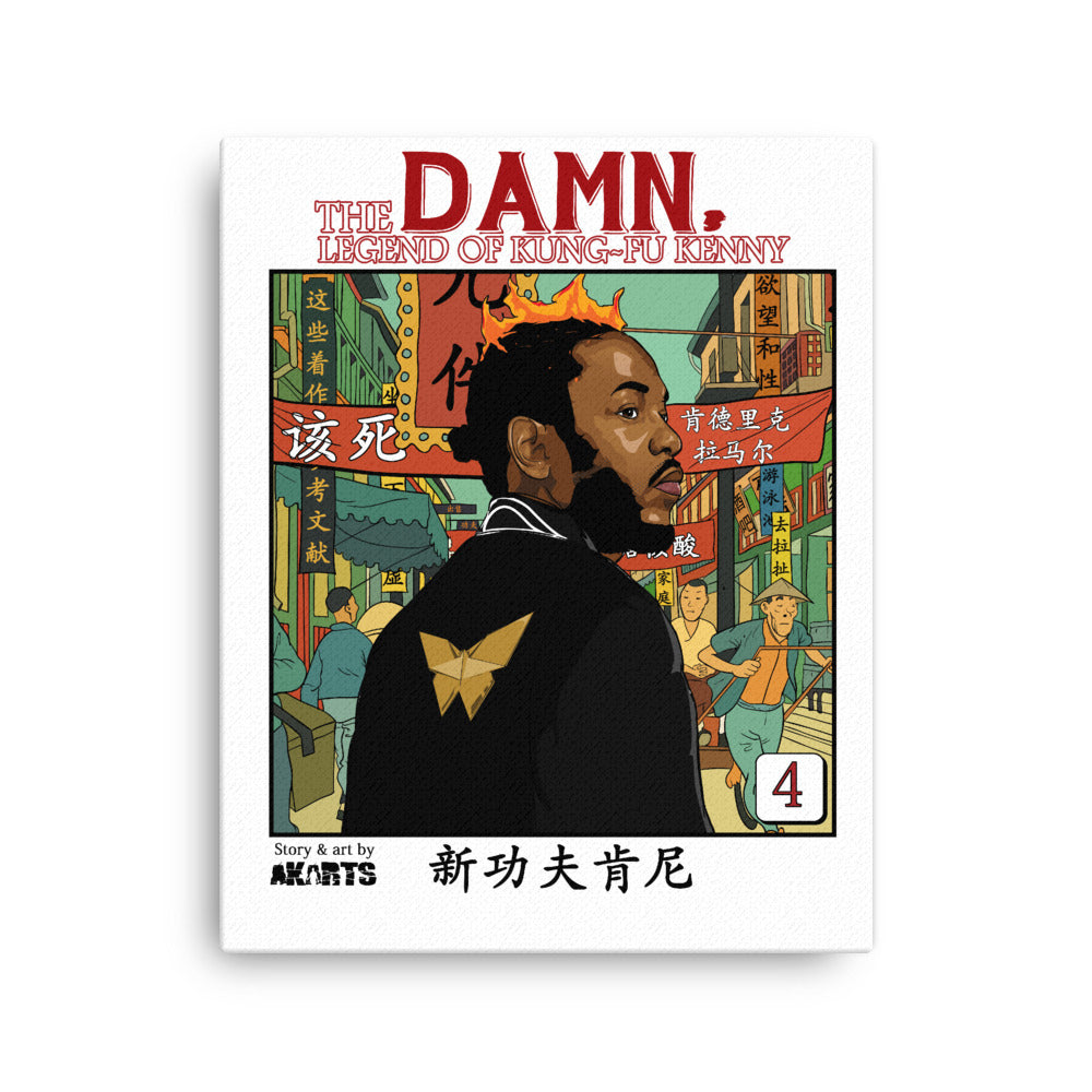 The Kung Fu Kenny Canvas - AKARTS