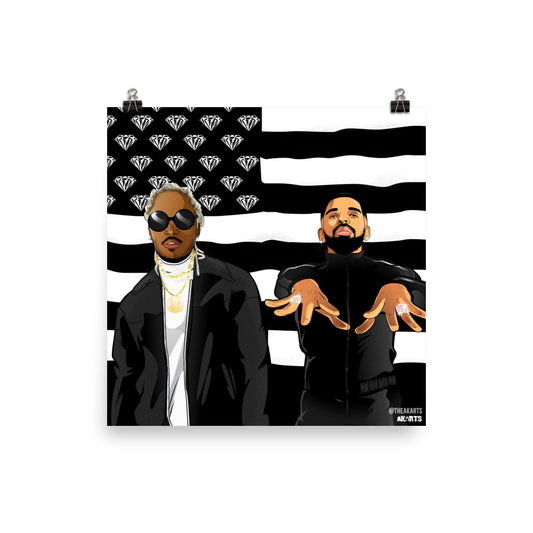The Drake and Future Alivonia Poster - AKARTS Comics