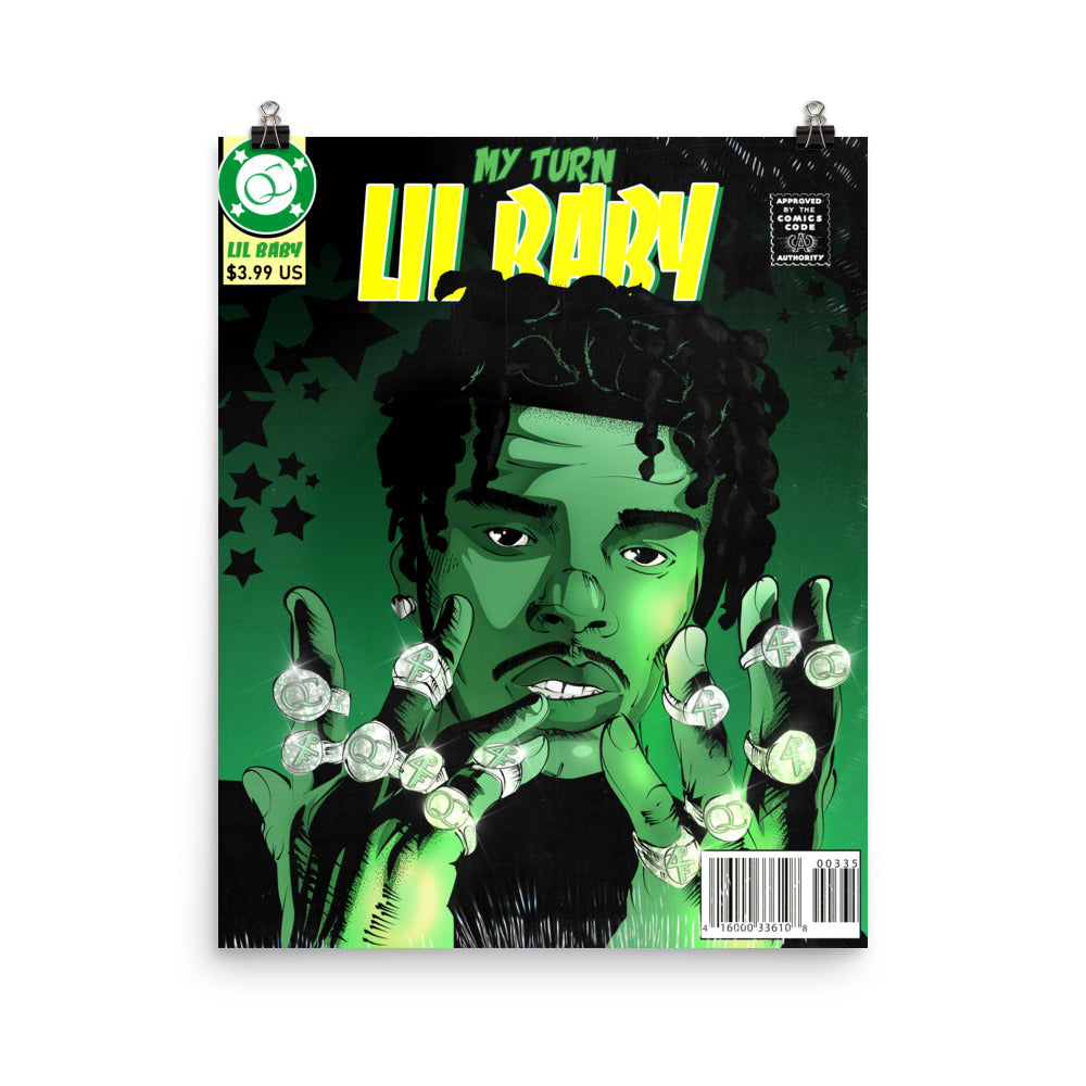 The Lil Baby My Turn Poster - AKARTS Comics