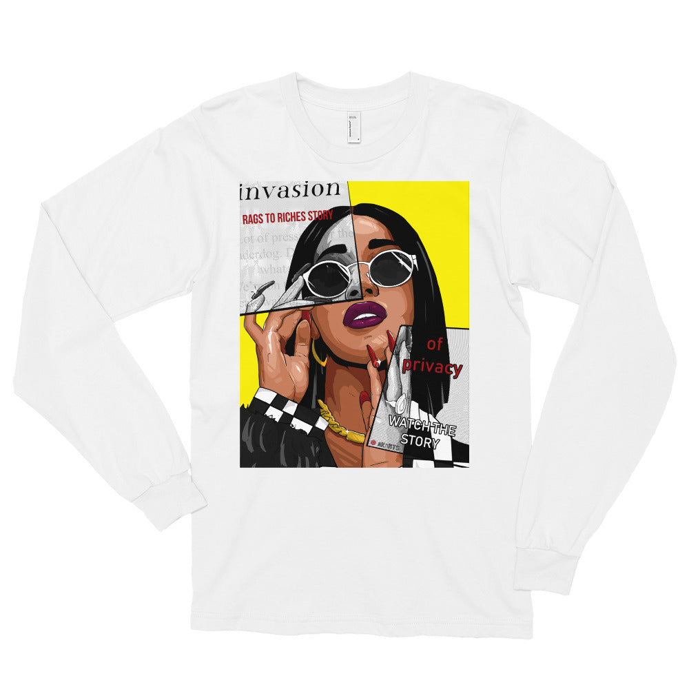 The Cardi B Long Sleeve T-Shirt - AKARTS