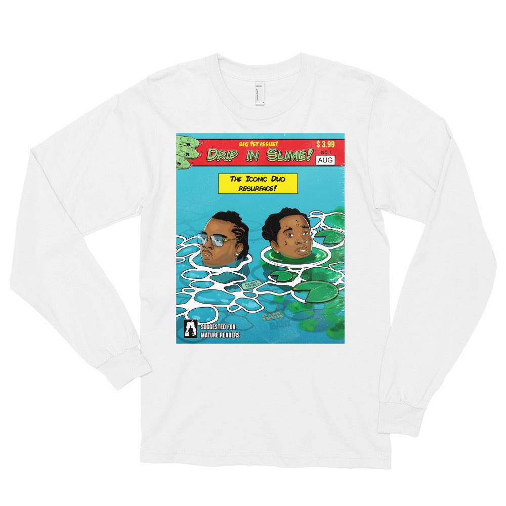 The Young Thug & Gunna Drip in Slime Long Sleeve T-Shirt - AKARTS Comics