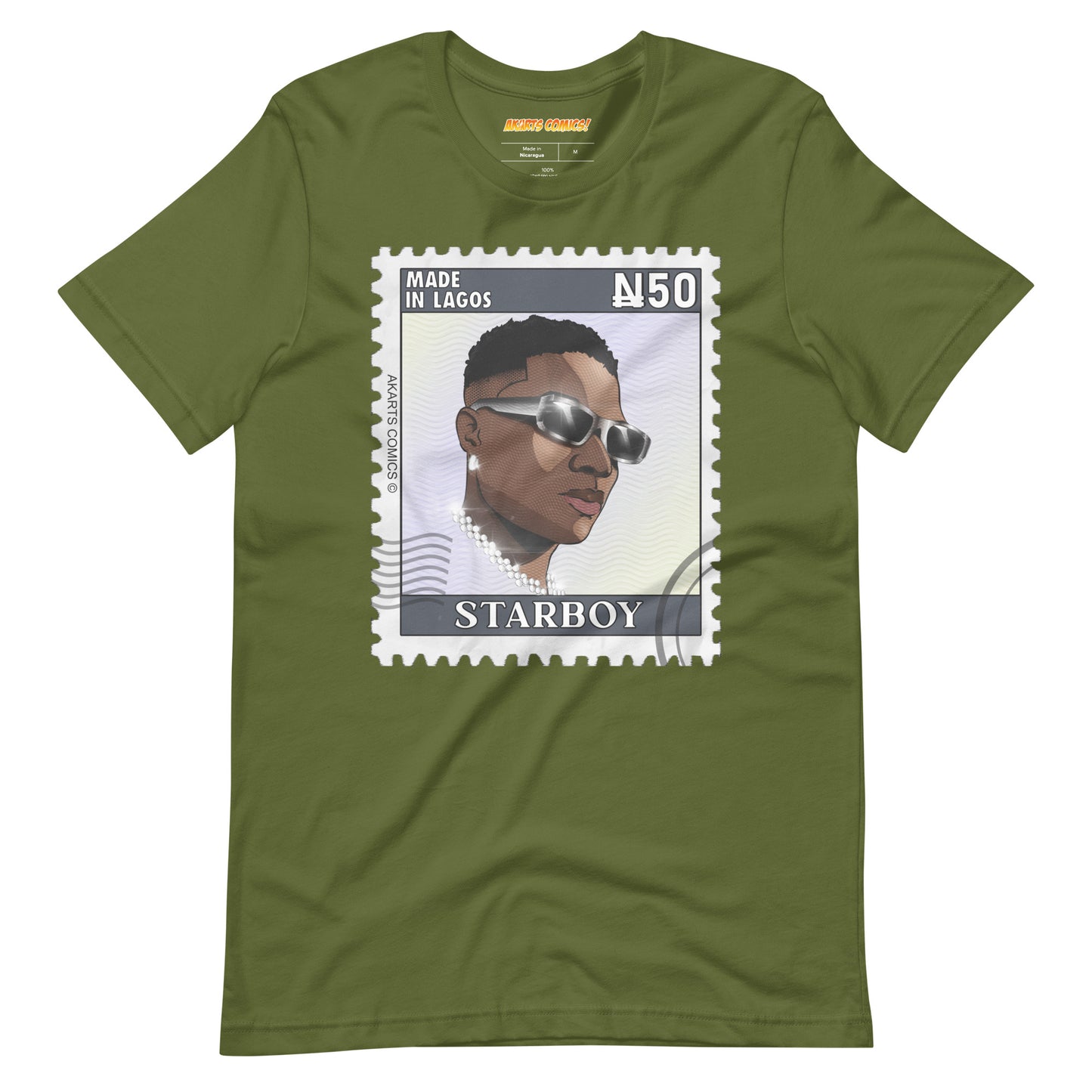 The Wizkid Made in Lagos T-Shirt - AKARTS Comics